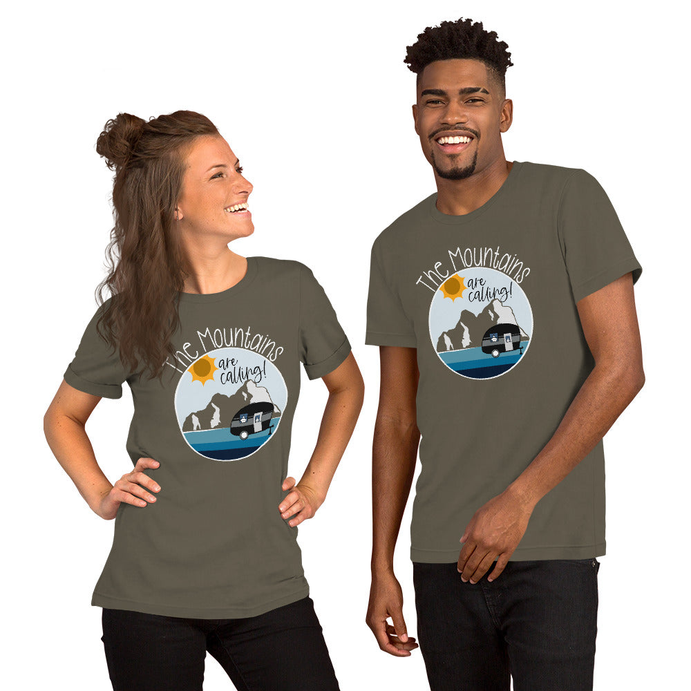 "The Mountains are Calling" Unisex t-shirt