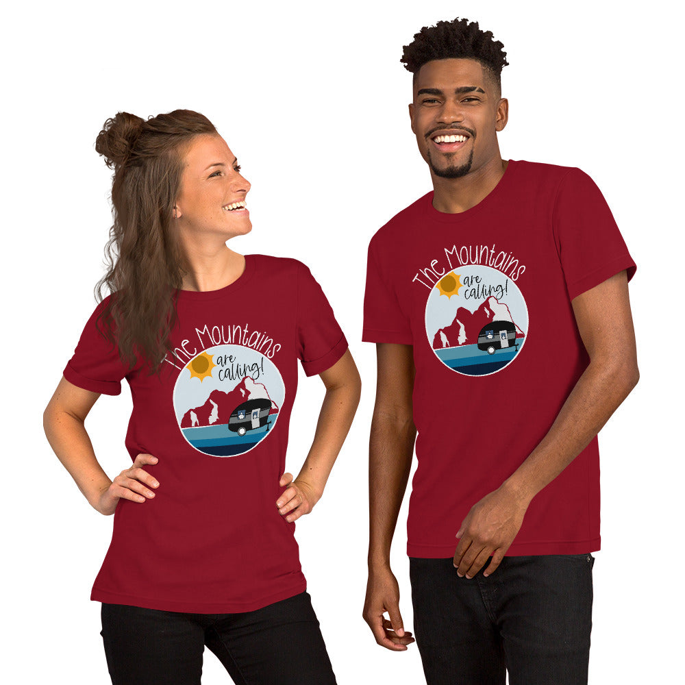 "The Mountains are Calling" Unisex t-shirt