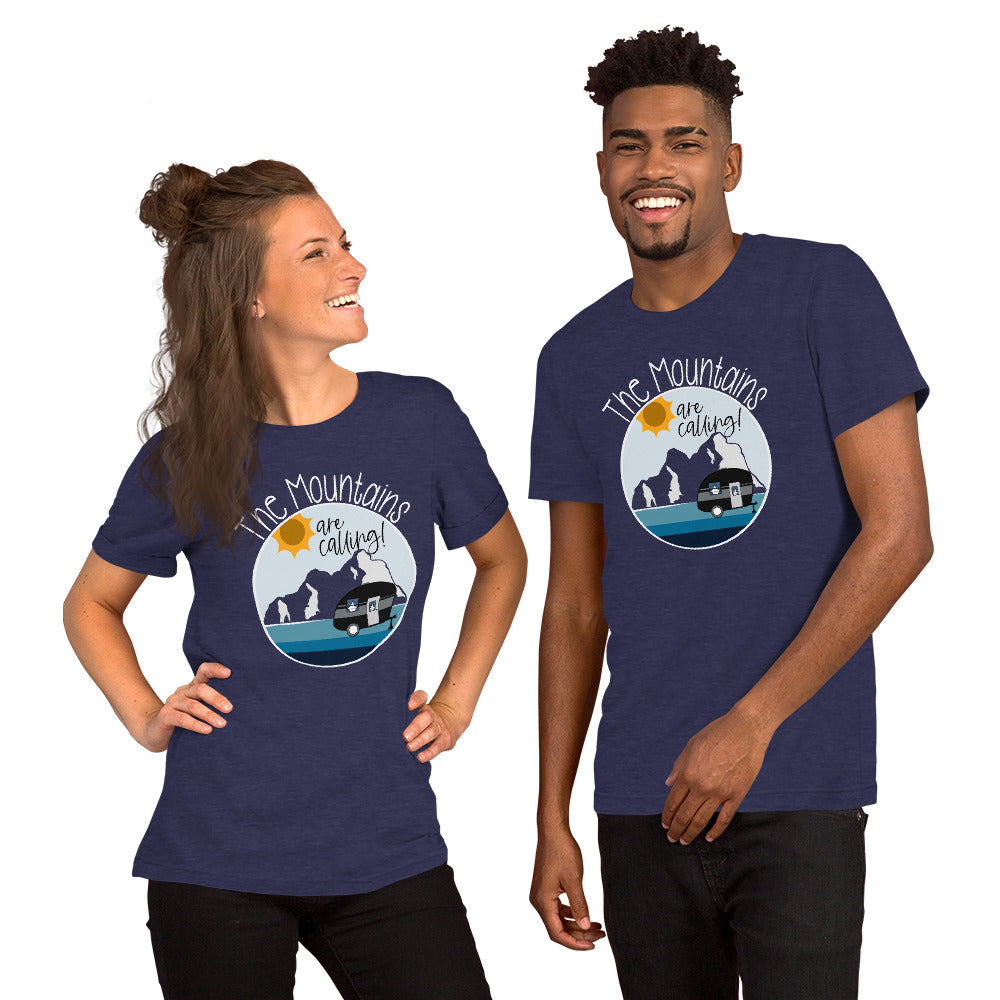 "The Mountains are Calling" Unisex t-shirt