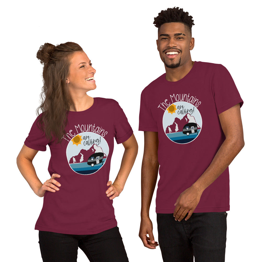 "The Mountains are Calling" Unisex t-shirt