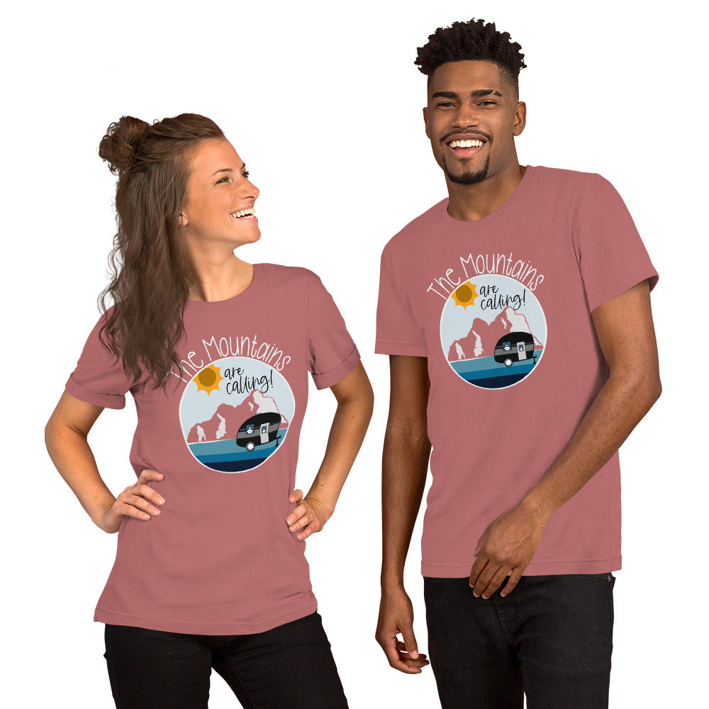 "The Mountains are Calling" Unisex t-shirt