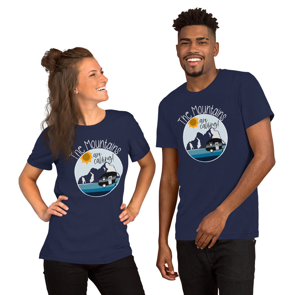 "The Mountains are Calling" Unisex t-shirt