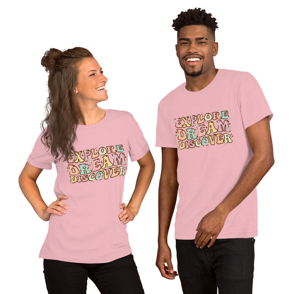 Explore, Dream, Discover Bella Canvas Vintage Tshirt