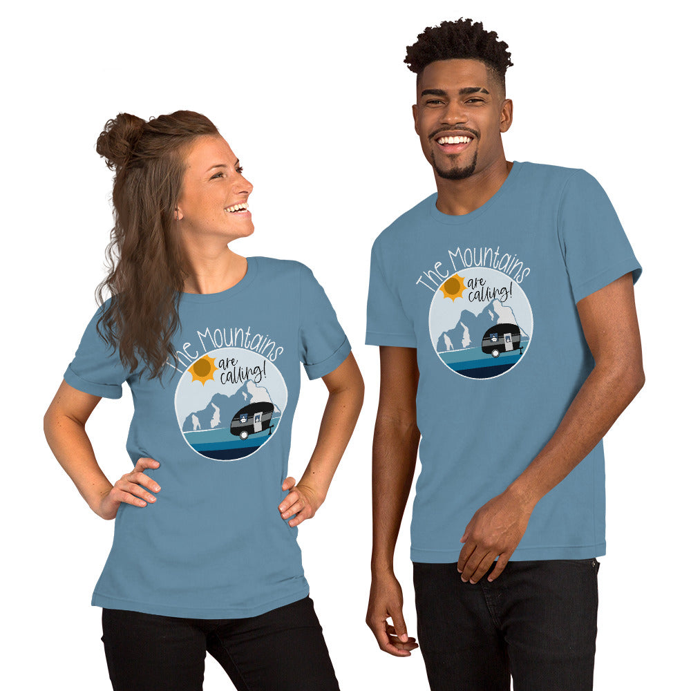 "The Mountains are Calling" Unisex t-shirt