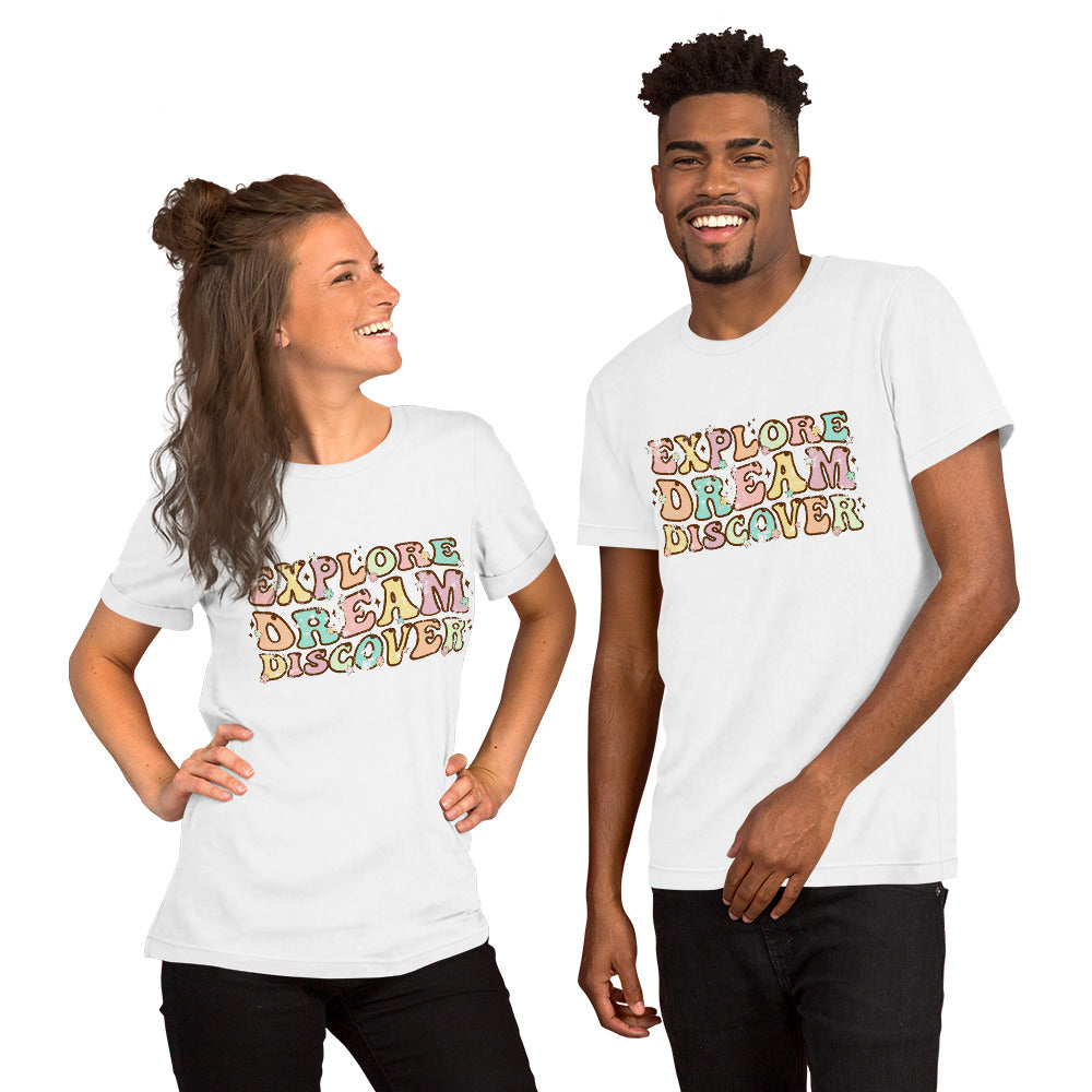 Explore, Dream, Discover Bella Canvas Vintage Tshirt