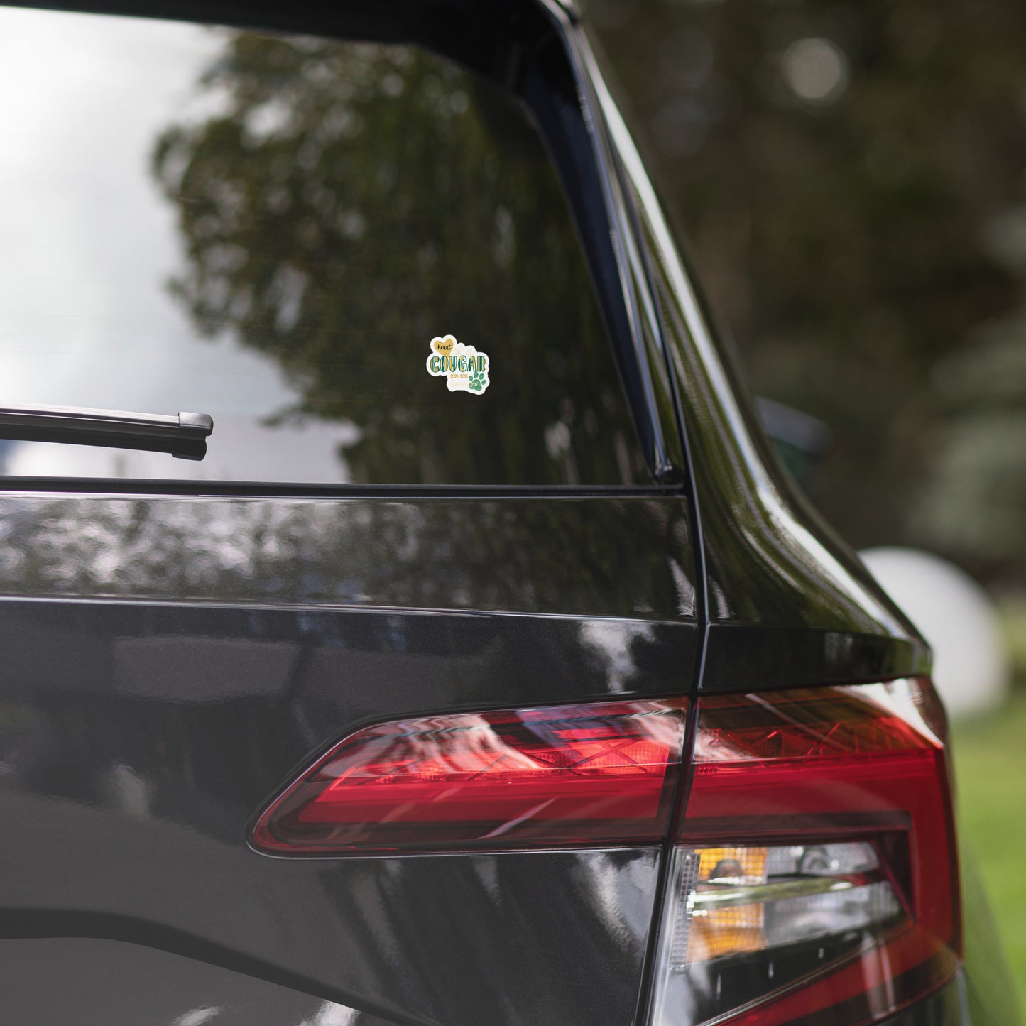 Heart of a Cougar Sticker