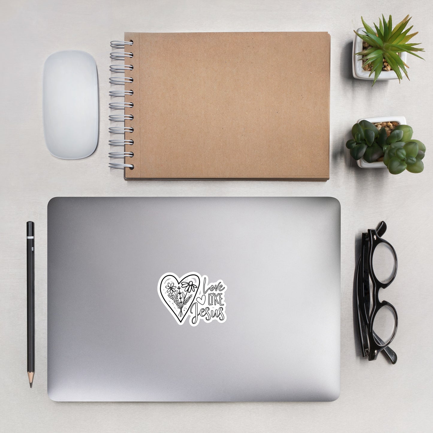 "Love Like Jesus" Coloring Sticker