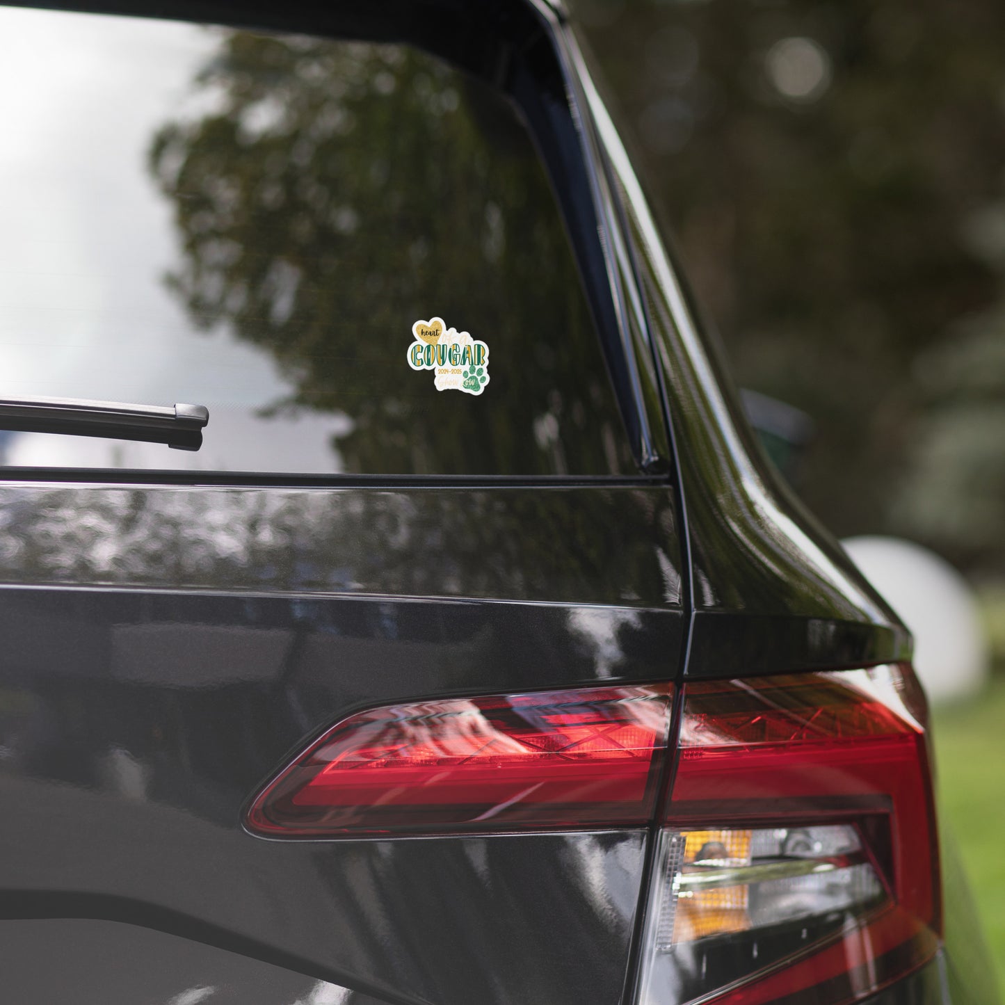 Heart of a Cougar Sticker