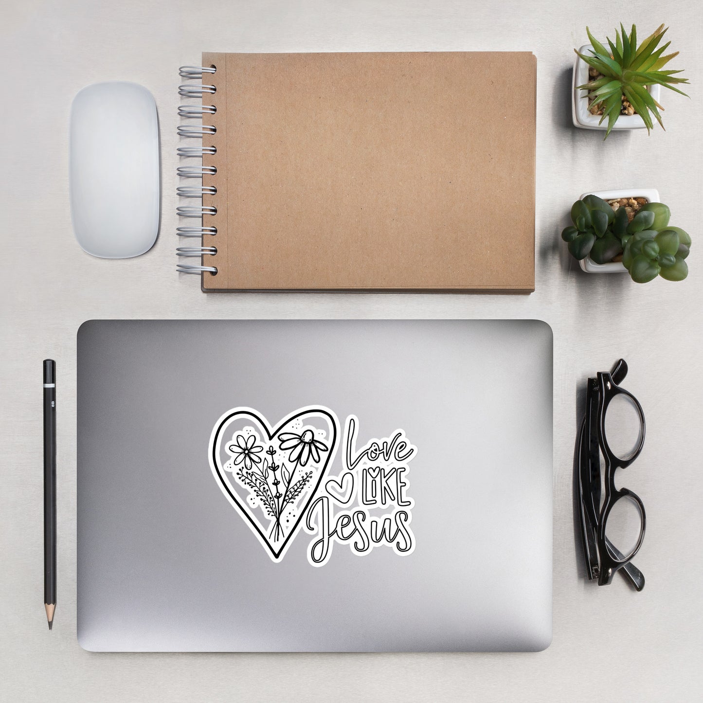 "Love Like Jesus" Coloring Sticker