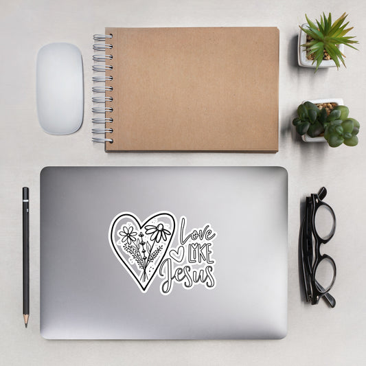 "Love Like Jesus" Coloring Sticker