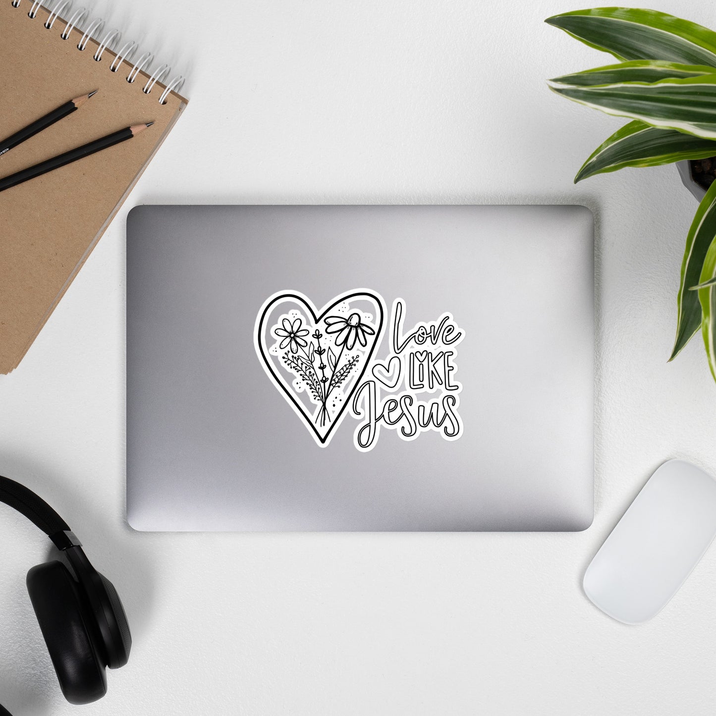 "Love Like Jesus" Coloring Sticker