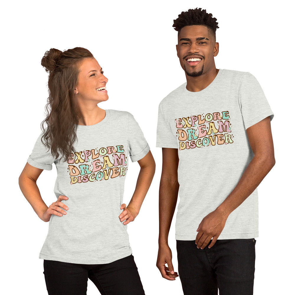 Explore, Dream, Discover Bella Canvas Vintage Tshirt