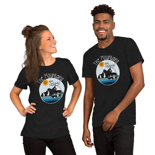 "The Mountains are Calling" Unisex t-shirt
