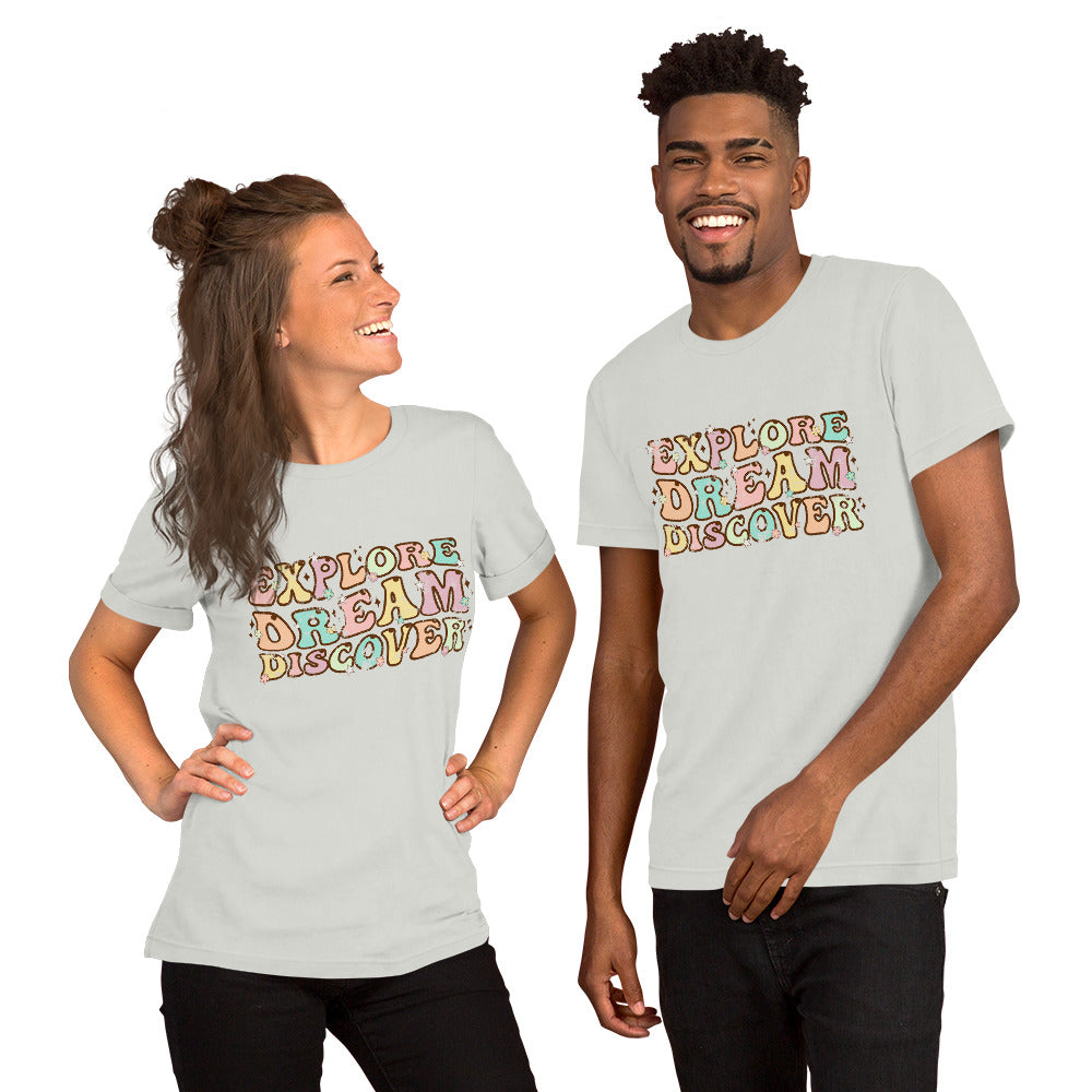 Explore, Dream, Discover Bella Canvas Vintage Tshirt