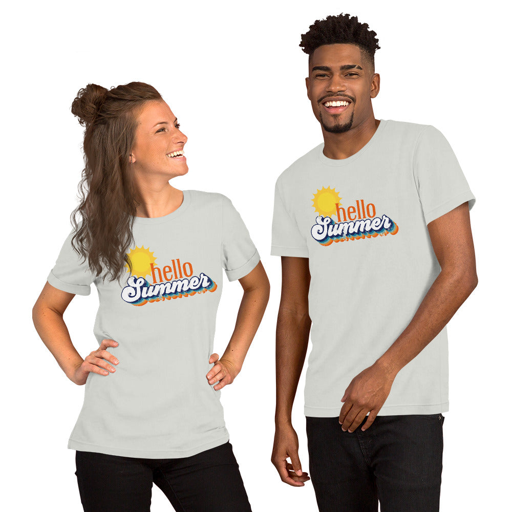 Hello Summer Bella Canvas Unisex Tshirt